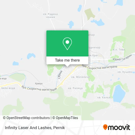 Infinity Laser And Lashes map
