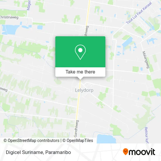Digicel Suriname map