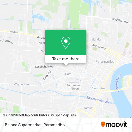 Balona Supermarket map