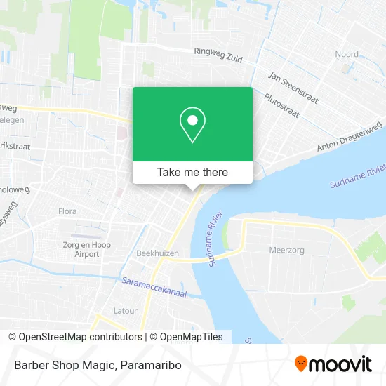 Barber Shop Magic map