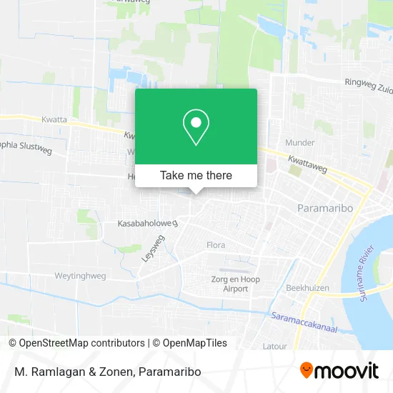 M. Ramlagan & Zonen map