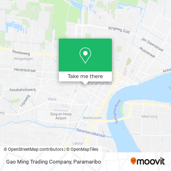 Gao Ming Trading Company map