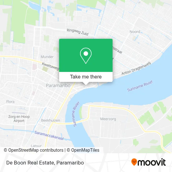 De Boon Real Estate map