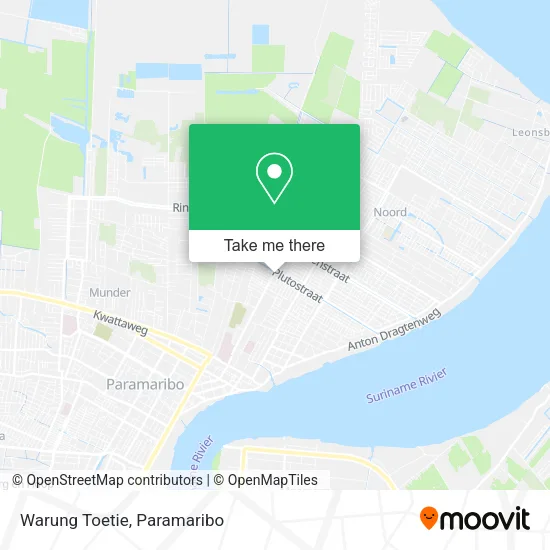 Warung Toetie map