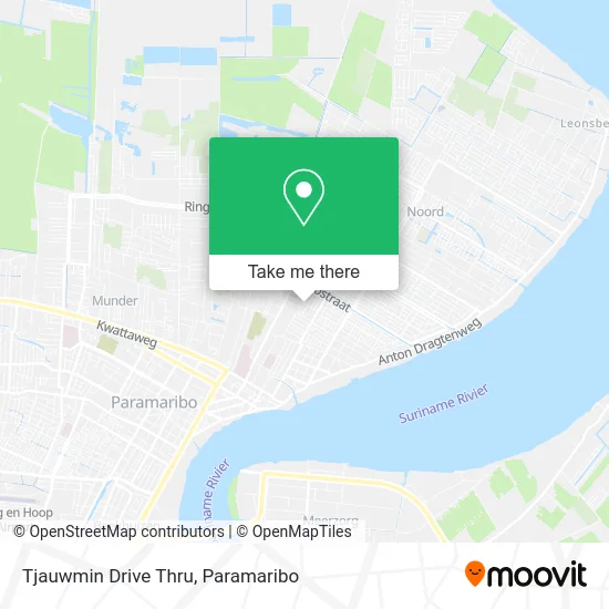 Tjauwmin Drive Thru map