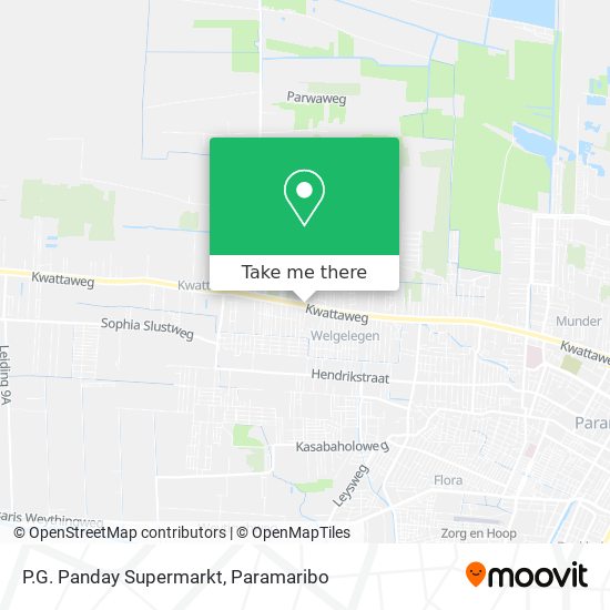 P.G. Panday Supermarkt map