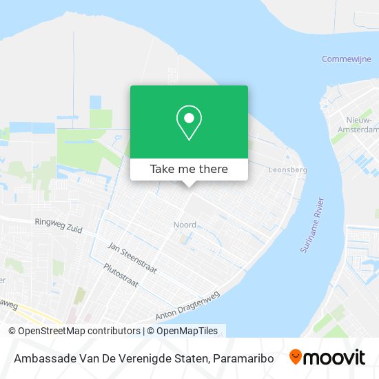 Ambassade Van De Verenigde Staten map