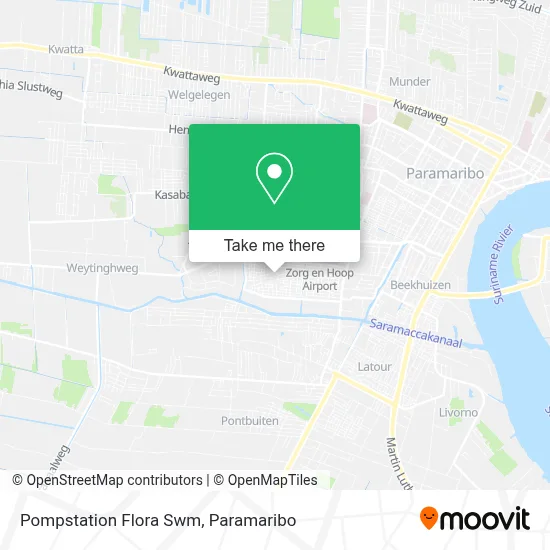 Pompstation Flora Swm map