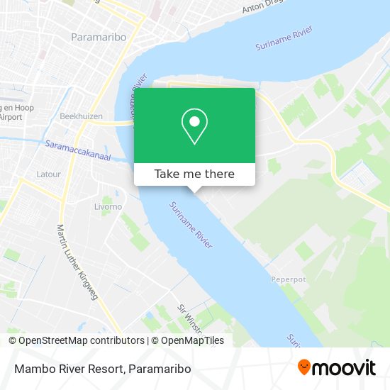 Mambo River Resort map