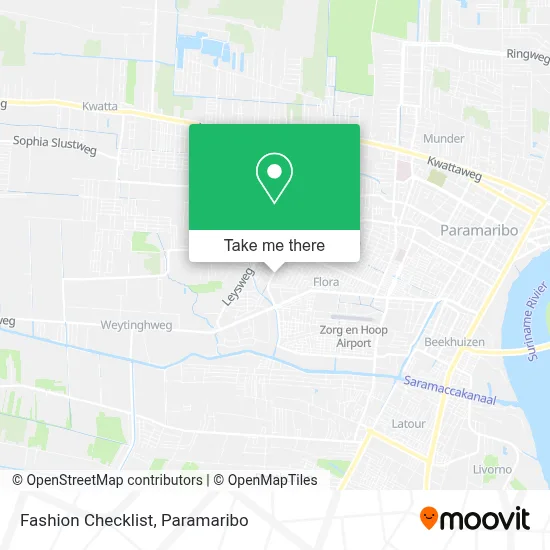 Fashion Checklist map