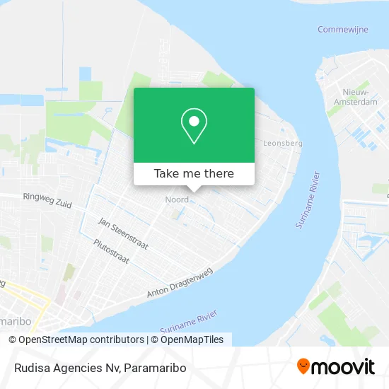 Rudisa Agencies Nv map