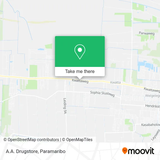 A.A. Drugstore map