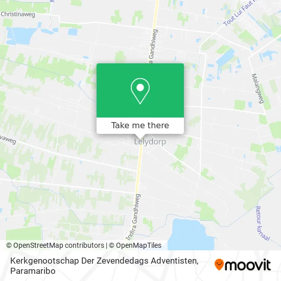 Kerkgenootschap Der Zevendedags Adventisten map