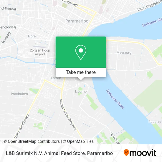 L&B Surimix N.V. Animal Feed Store map