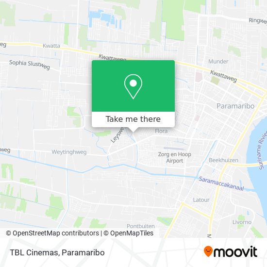 TBL Cinemas map