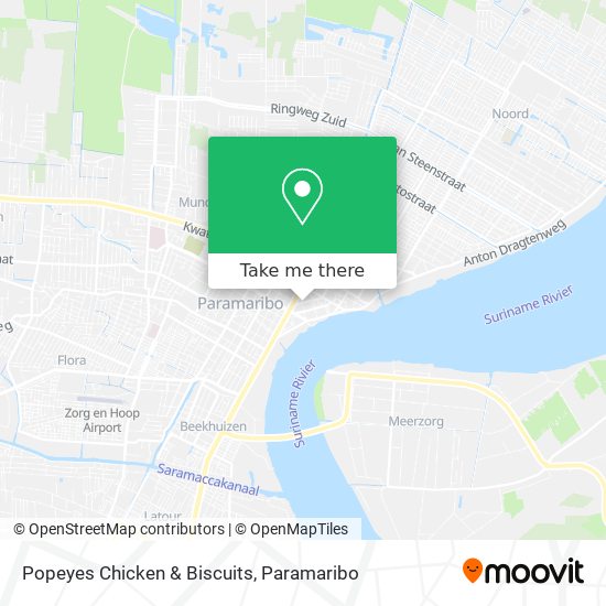 Popeyes Chicken & Biscuits map