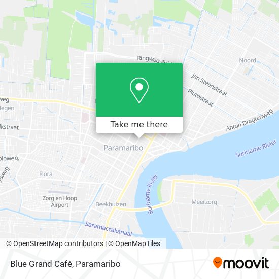 Blue Grand Café map