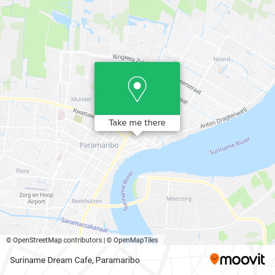 Suriname Dream Cafe map