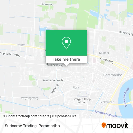 Suriname Trading map