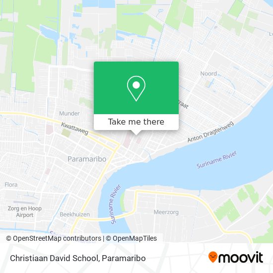 Christiaan David School map