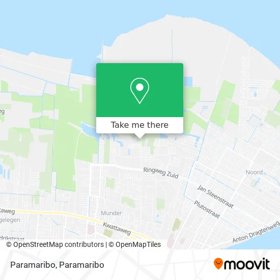Paramaribo map