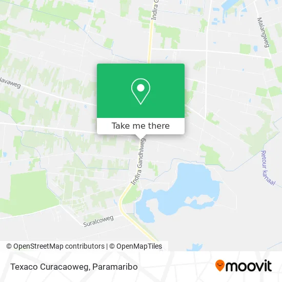 Texaco Curacaoweg map