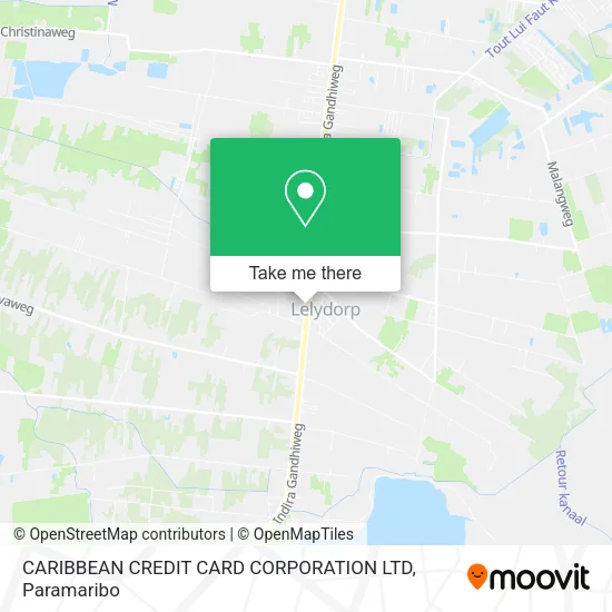 CARIBBEAN CREDIT CARD CORPORATION LTD map