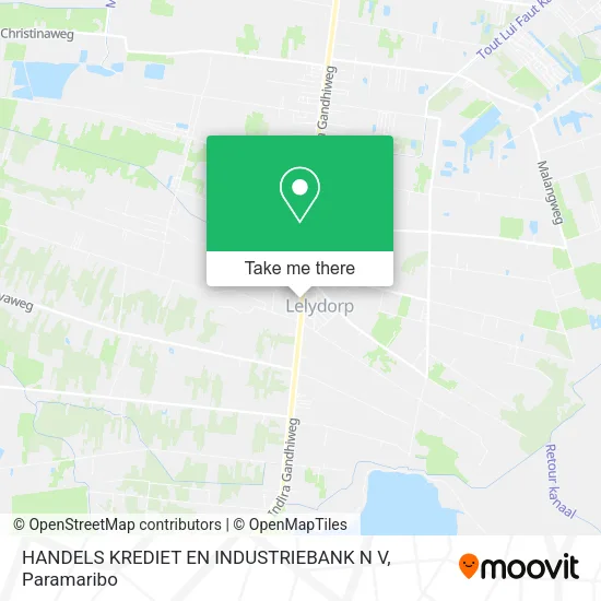 HANDELS KREDIET EN INDUSTRIEBANK N V map