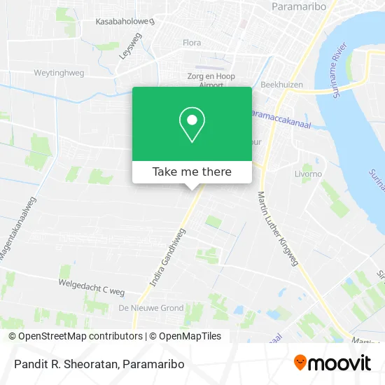 Pandit R. Sheoratan map