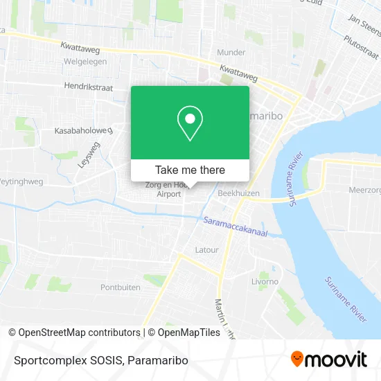 Sportcomplex SOSIS map