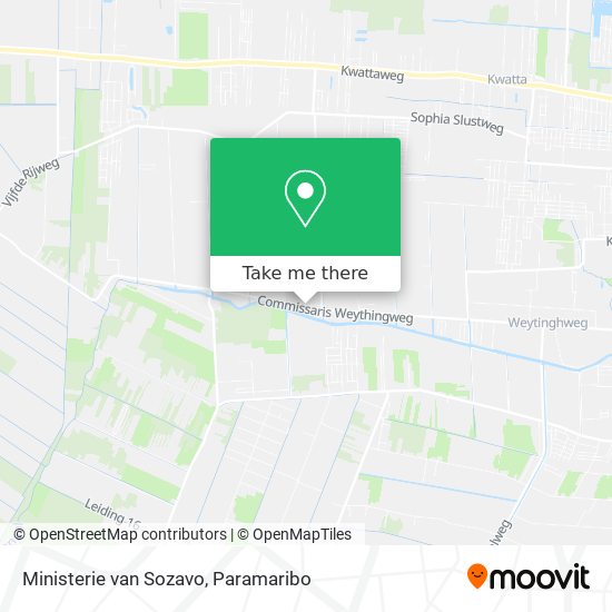 Ministerie van Sozavo map