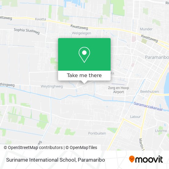 Suriname International School map