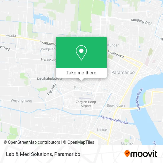 Lab & Med Solutions map