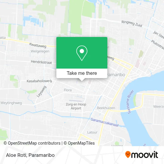 Aloe Roti map