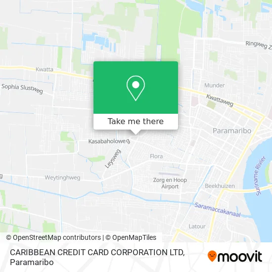 CARIBBEAN CREDIT CARD CORPORATION LTD map
