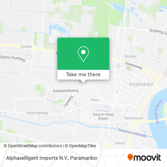 Alphaxelligent Imports N.V. map