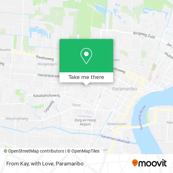 From Kay, with Love map