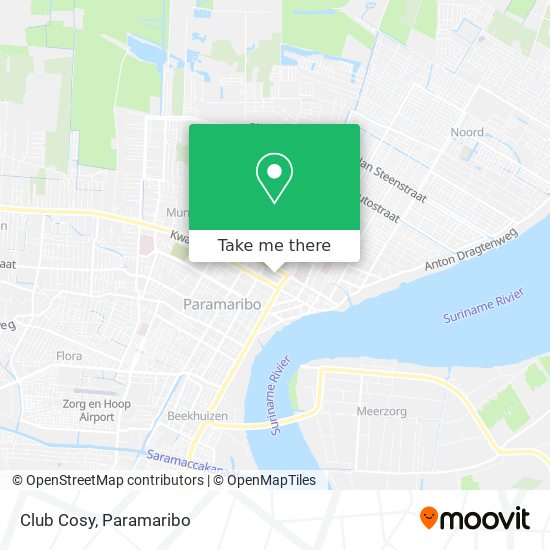 Club Cosy map