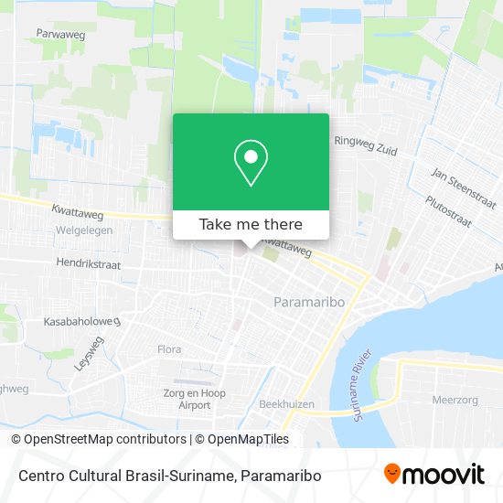Centro Cultural Brasil-Suriname map