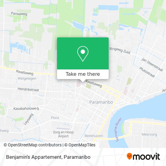Benjamin's Appartement map