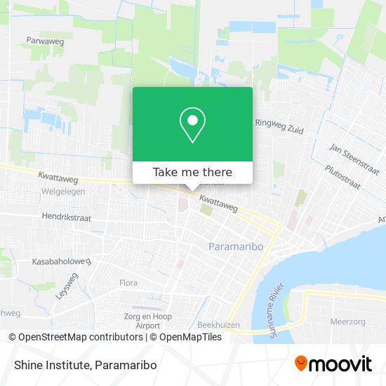 Shine Institute map