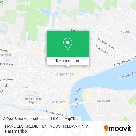 HANDELS KREDIET EN INDUSTRIEBANK N V map