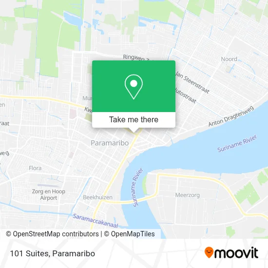 101 Suites map