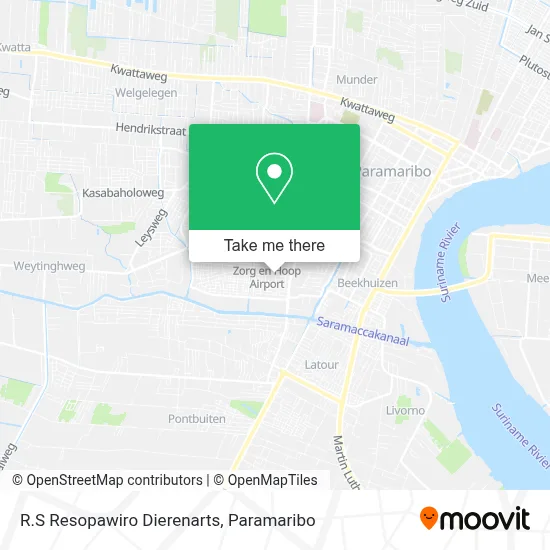 R.S Resopawiro Dierenarts map