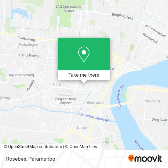 Rosebee map