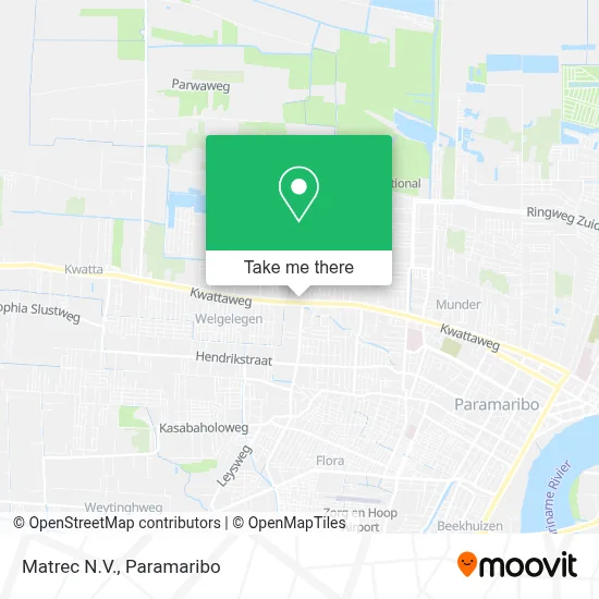Matrec N.V. map