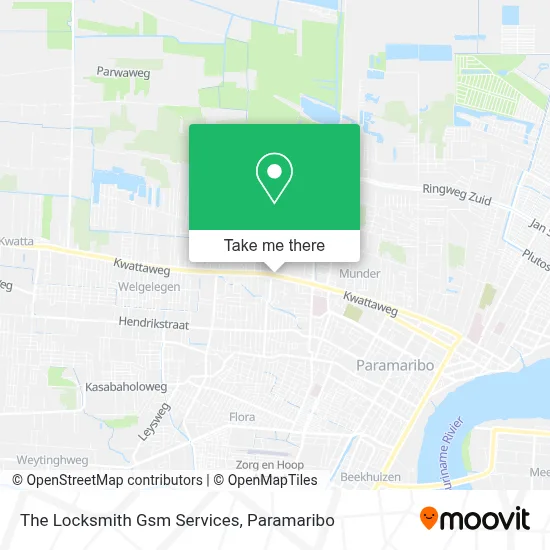 The Locksmith Gsm Services map