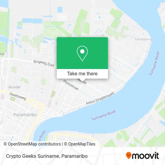 Crypto Geeks Suriname map