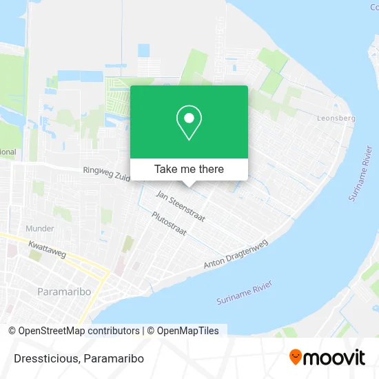 Dressticious map