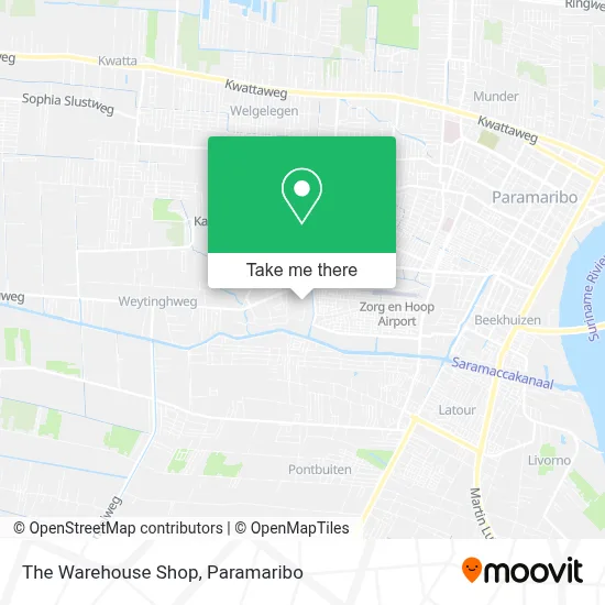 The Warehouse Shop map